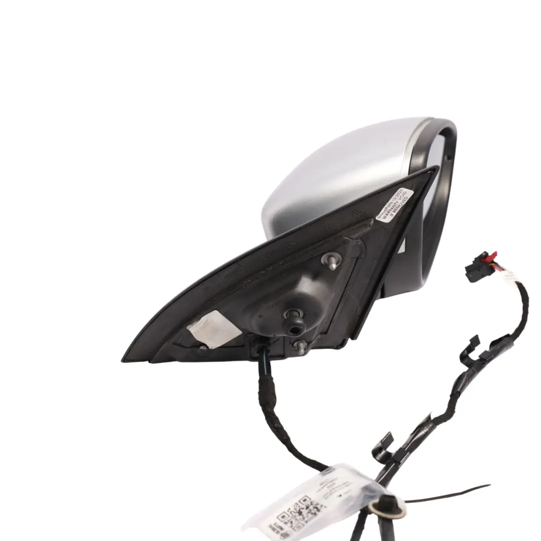 Volkswagen Scirocco Mk3 Wing Mirror Heated Door Right O/S Reflex Silver - A7W - SKU RHD-1K8857508P-RES - Part number 1K8857508P