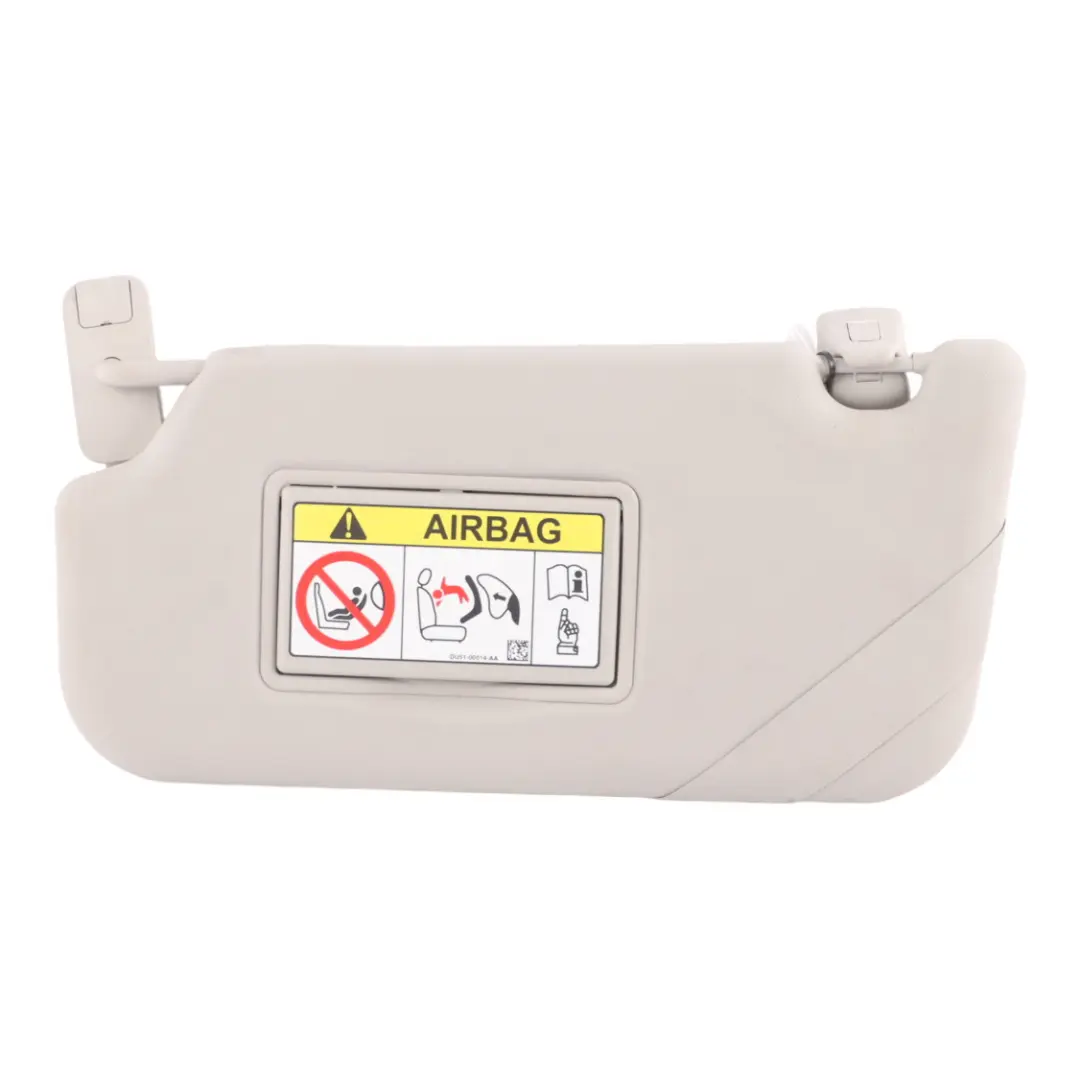 Ford Fiesta Mk6 Front Sun Visor Cover Left N/S Grey D1BB-A04101-AC - SKU RHD-2019053 - Part number 2019053