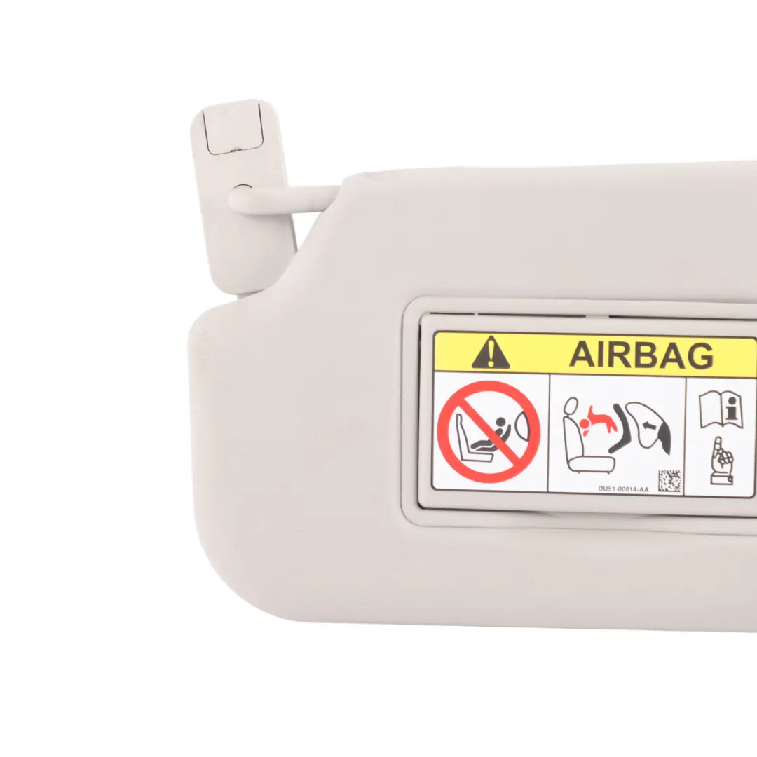 Ford Fiesta Mk6 Front Sun Visor Cover Left N/S Grey D1BB-A04101-AC - SKU RHD-2019053 - Part number 2019053