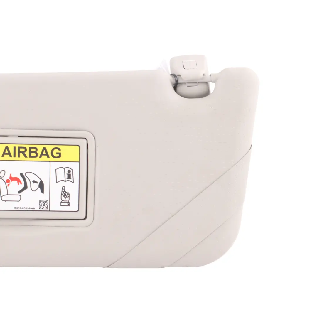 Mk6 Front Sun Visor Cover Left N/S Grey D1BB-A04101-AC to Ford Fiesta with Part number 2019053 Ford Fiesta Mk6 Front Sun Visor Cover Left N/S Grey D1BB-A04101-AC - SKU RHD-2019053 - Part number 2019053