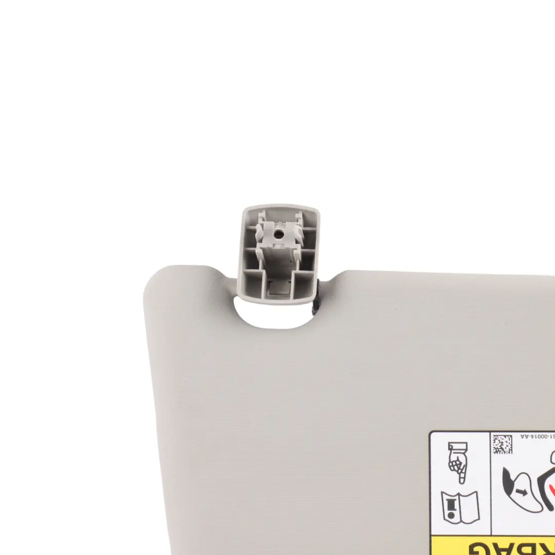 Ford Fiesta Mk6 Front Sun Visor Cover Left N/S Grey D1BB-A04101-AC - SKU RHD-2019053 - Part number 2019053