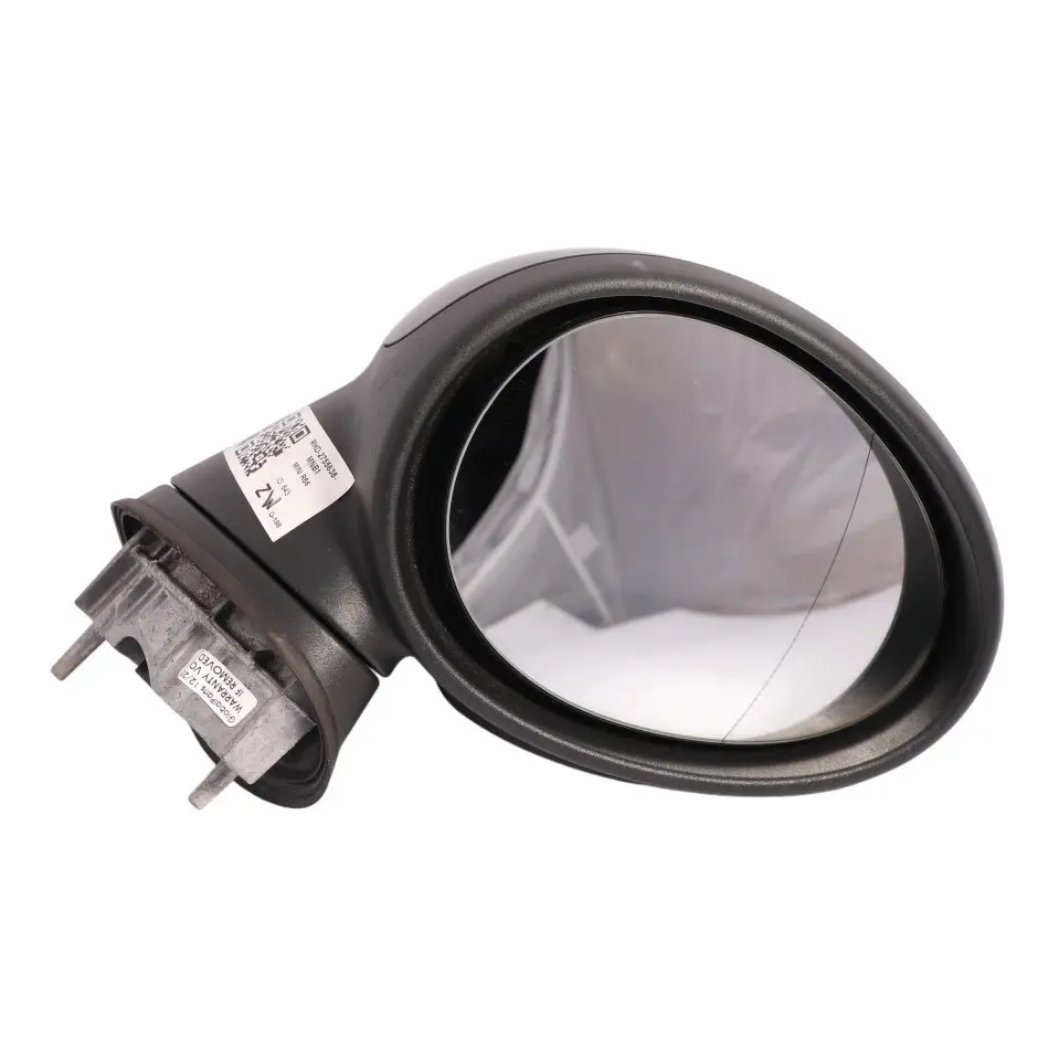 Mini Cooper One R55 R56 Heated Right Door Wing Mirror O/S Midnight Black