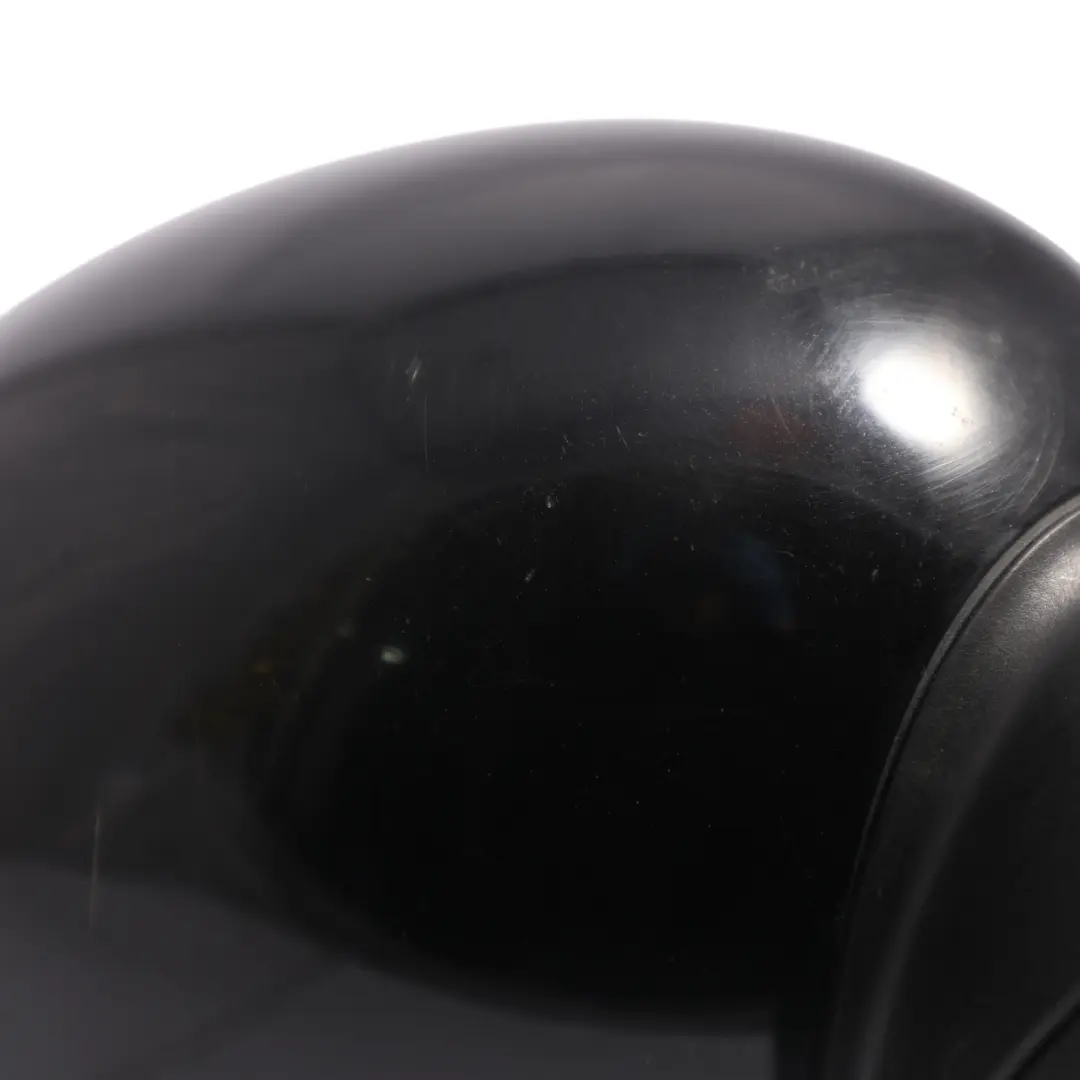 Mini Cooper One R55 R56 Heated Right Door Wing Mirror O/S Midnight Black - SKU RHD-2755638-MNB1 - Part number 2755638