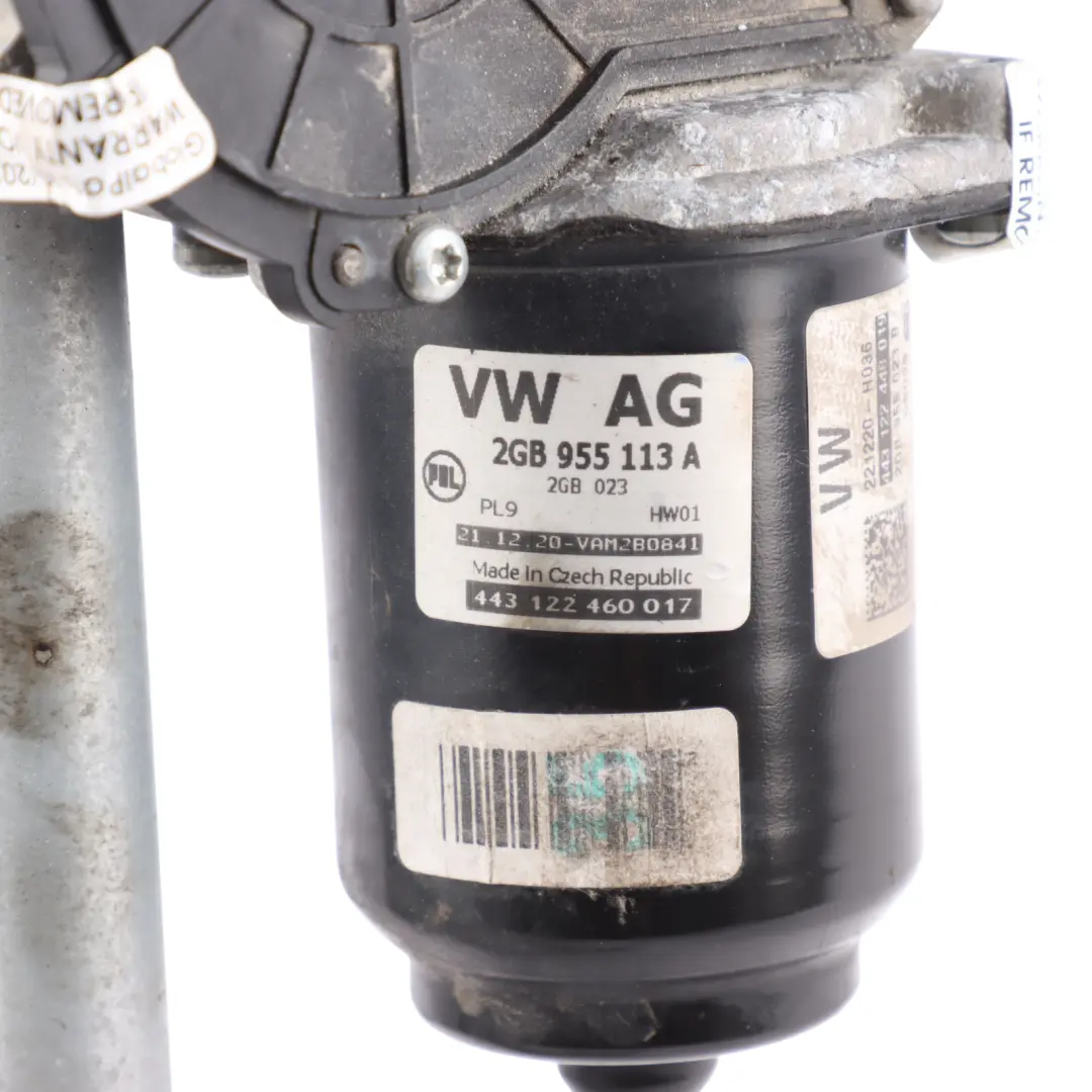 Volkswagen T-Roc I A11 R Windscreen Wiper Mechanism Linkage Motor - SKU RHD-2GB955023B - Part number 2GB955023B