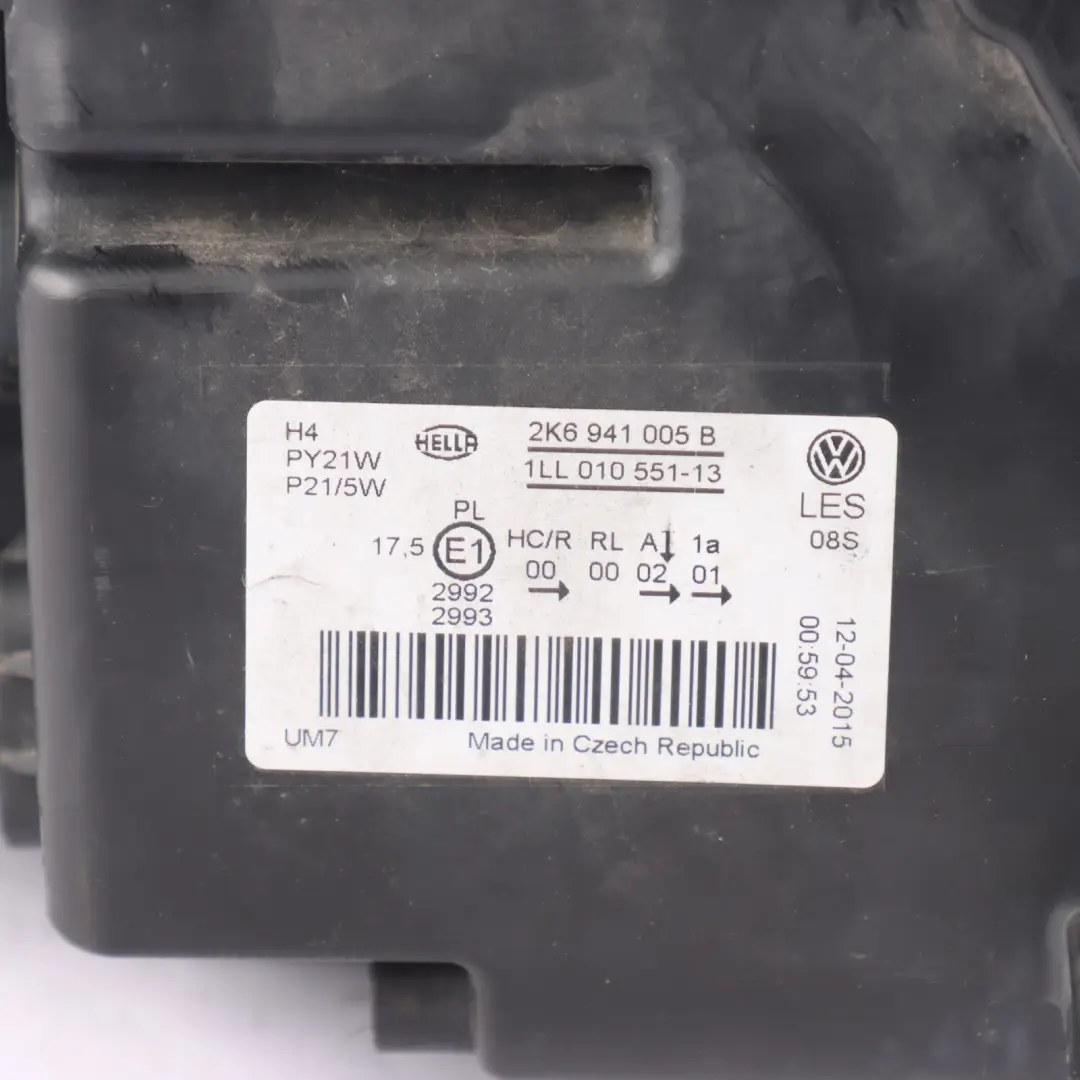 VW Volkswagen Caddy 2K III Front Headlight Headlamp Left N/S Lamp - SKU RHD-2K6941005B - Part number 2K6941005B