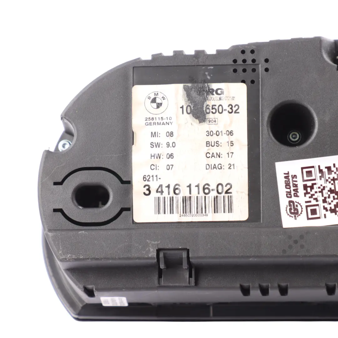 Instrument Cluster Speedometer Clocks Petrol Automatic to BMW X3 E83 with Part number 3416116 BMW X3 E83 Instrument Cluster Speedometer Clocks Petrol Automatic - SKU RHD-3416116 - Part number 3416116