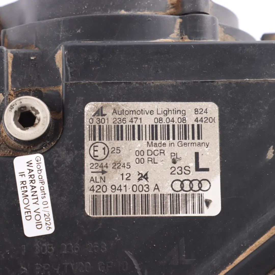 Headlight Headlamp Front Left N/S to Audi R8 Xenon with Part number 420941003A Audi R8 Xenon Headlight Headlamp Front Left N/S - SKU RHD-420941003A - Part number 420941003A