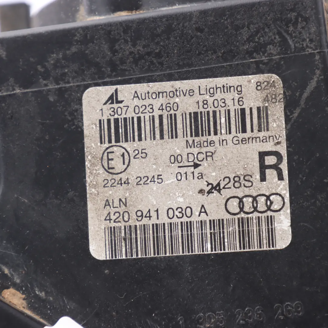 Audi R8 Xenon Headlight Headlamp Front Right O/S - SKU RHD-420941030A - Part number 420941030A