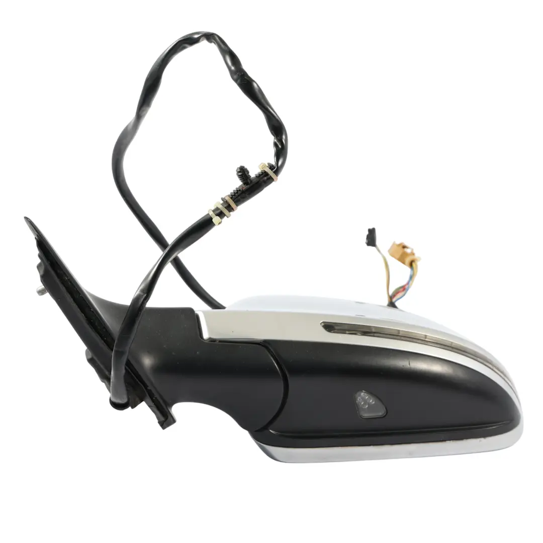 Audi A8 S8 D3 Rear View Wing Mirror Heated Electrical Left N/S Aluminium - SKU RHD-4E2857409S-ALU - Part number 4E1857409S-ALU