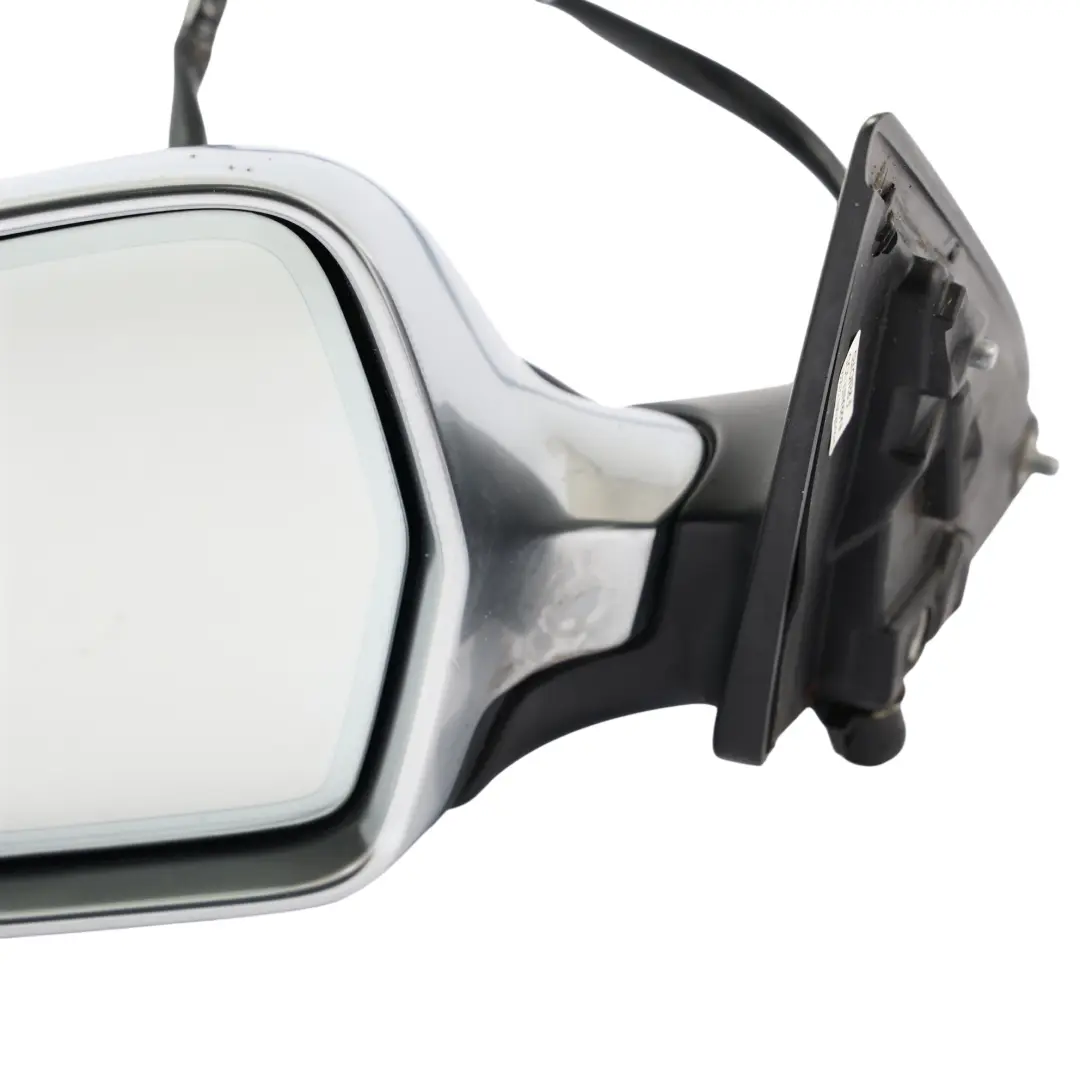 Audi A8 S8 D3 Rear View Wing Mirror Heated Electrical Left N/S Aluminium - SKU RHD-4E2857409S-ALU - Part number 4E1857409S-ALU