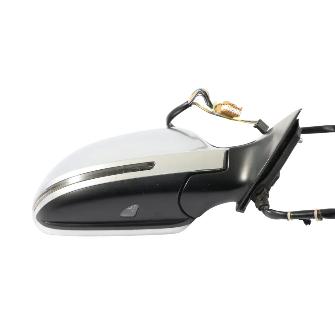 Audi A8 S8 D3 Rear View Wing Mirror Heated Electrical Right O/S Aluminium - SKU RHD-4E2857410S-ALU - Part number 4E2857410S-ALU