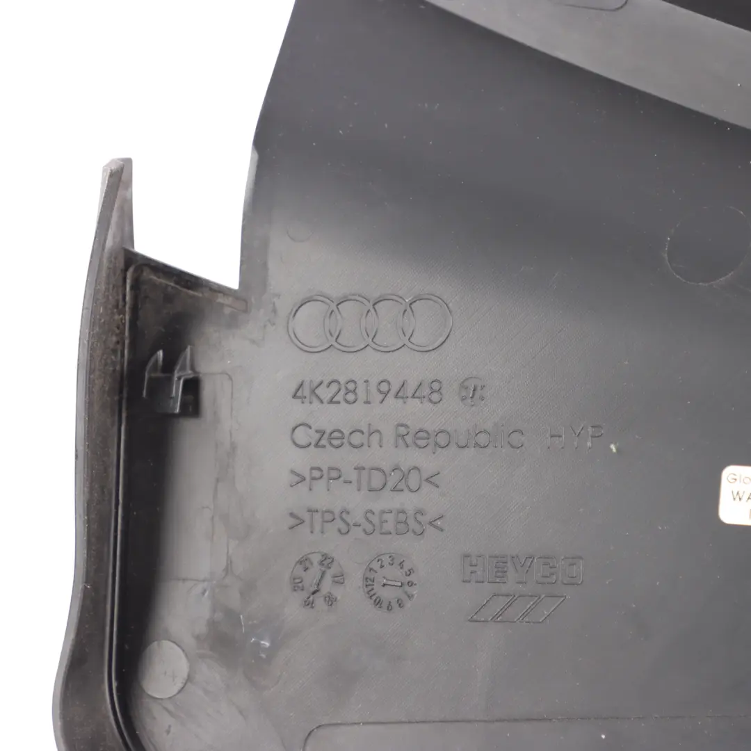 Scuttle Panel Cover Front Right O/S Windscreen Trim to Audi A6 C8 with Part number 4K2819448 Audi A6 C8 Scuttle Panel Cover Front Right O/S Windscreen Trim - SKU RHD-4K2819448 - Part number 4K2819448