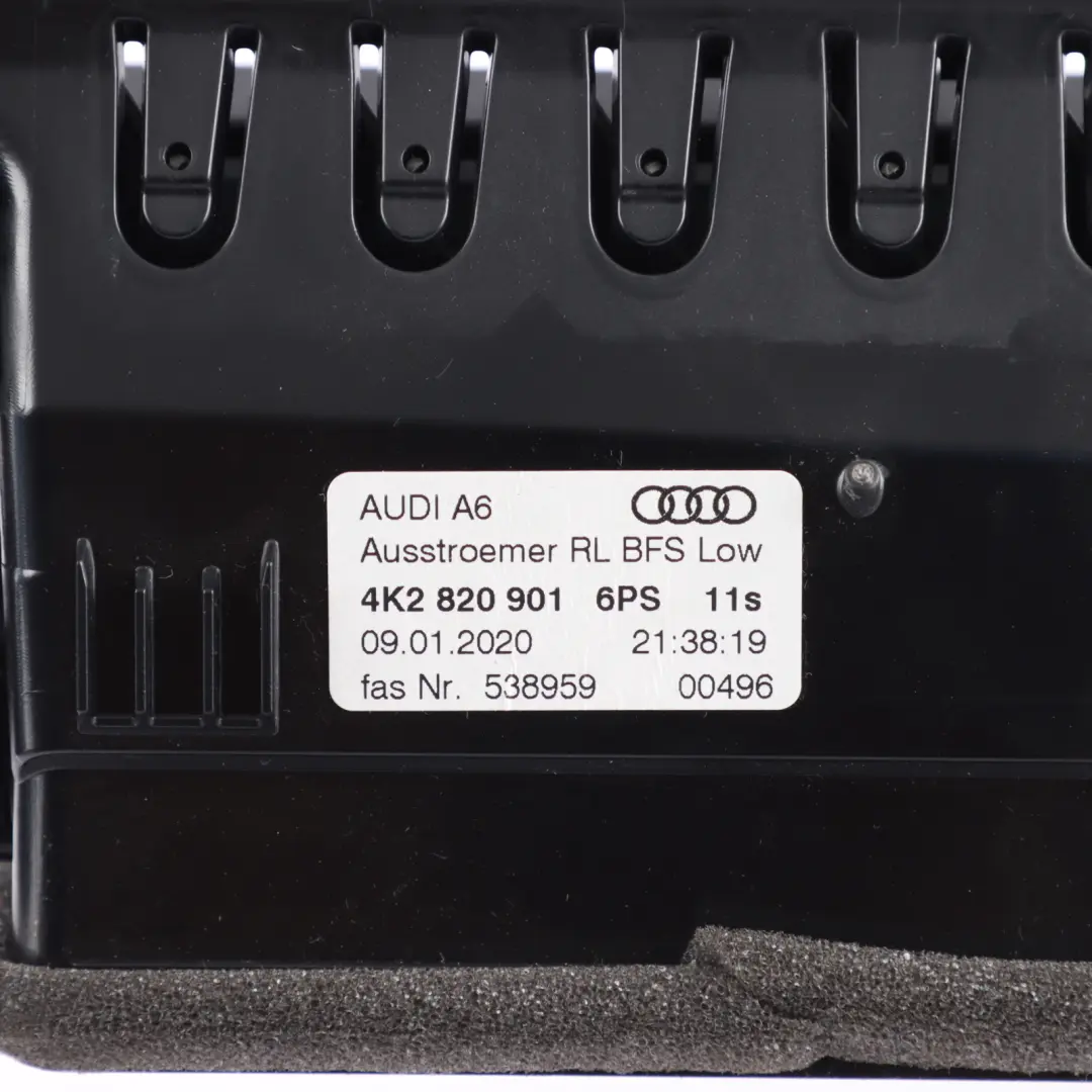 Audi A6 C8 Dashboard Air vent Grill Grille Trim Panel Passenger Side - SKU RHD-4K2820901 - Part number 4K2820901