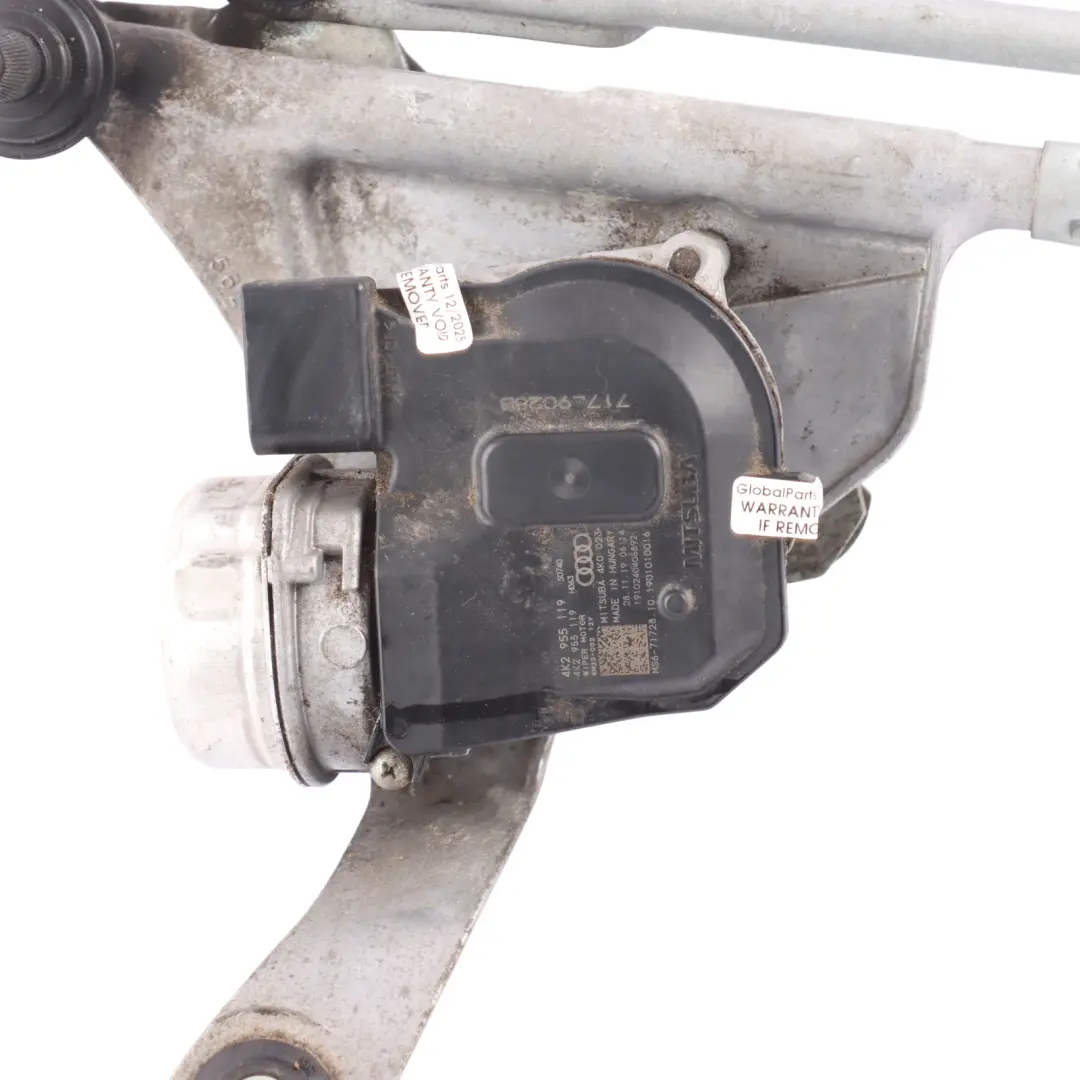 Audi A6 A7 C8 Windscreen Wiper Motor Linkage 4K2955119 - SKU RHD-4K2955023 - Part number 4K2955023