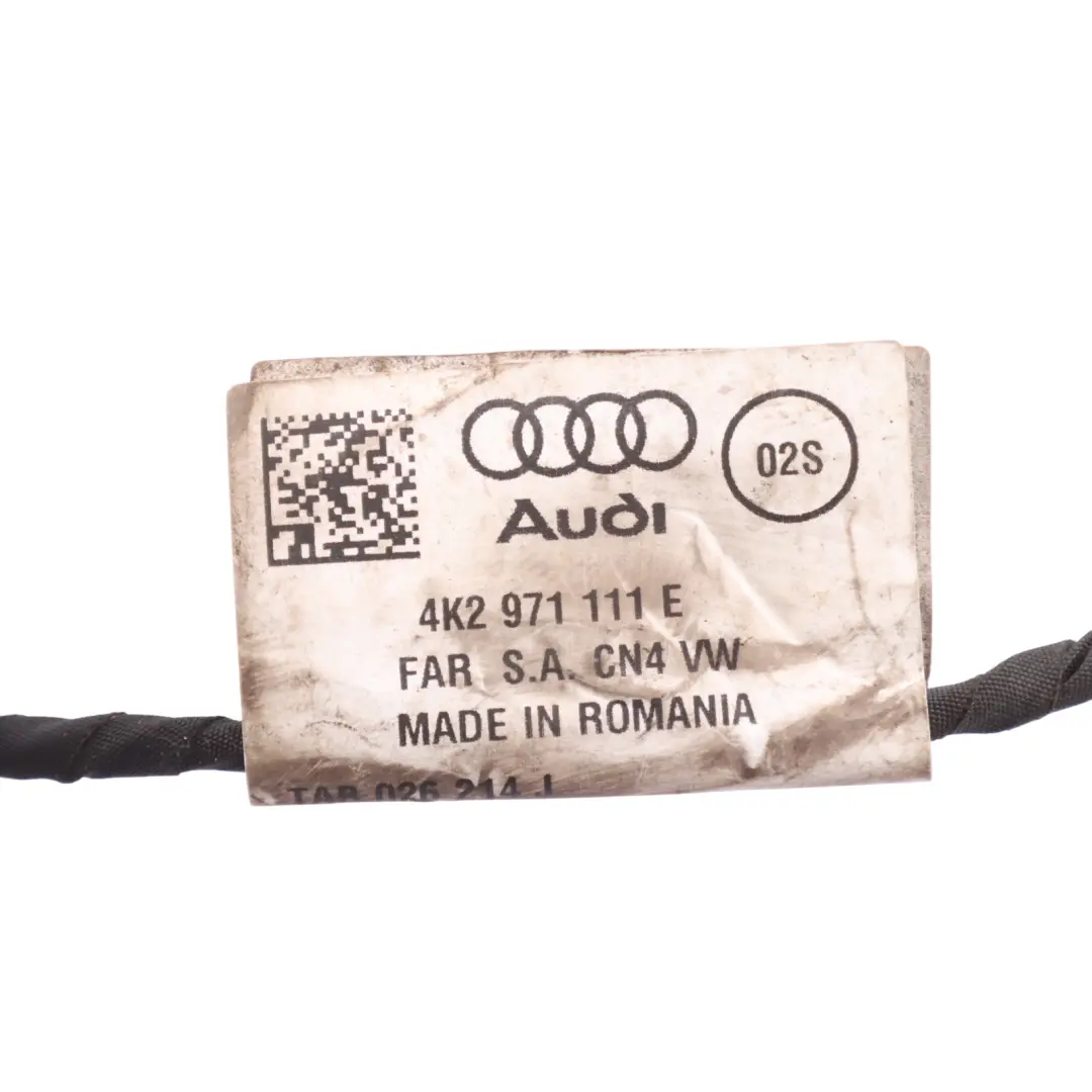 Audi A6 C8 A7 4K Power Steering wiring harness cable - SKU RHD-4K2971111E - Part number 4K2971111E