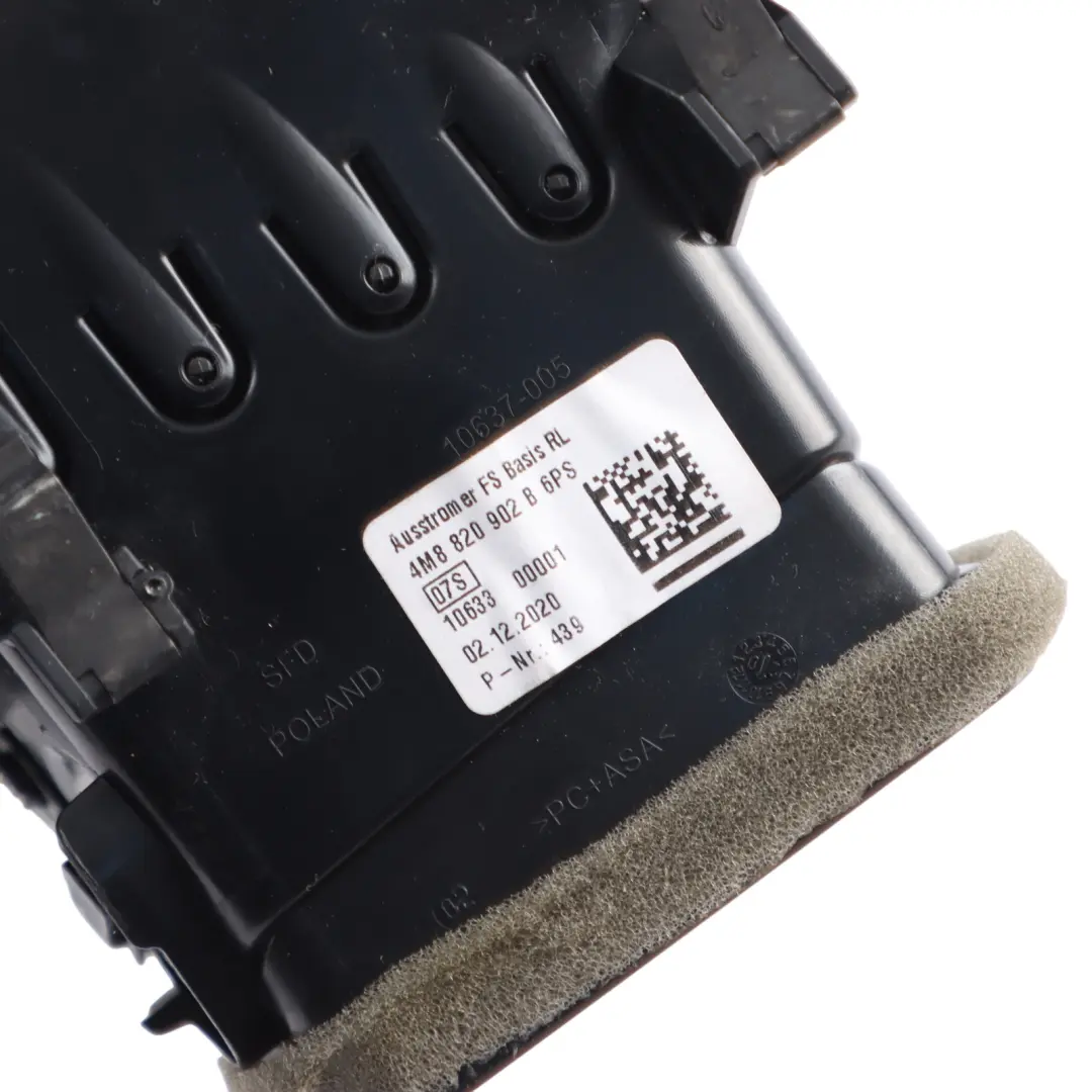 Audi Q7 4M Dashboard Air Vent Grille Nozzle Right O/S Driver's Side - SKU RHD-4M8820902B - Part number 4M8820902B