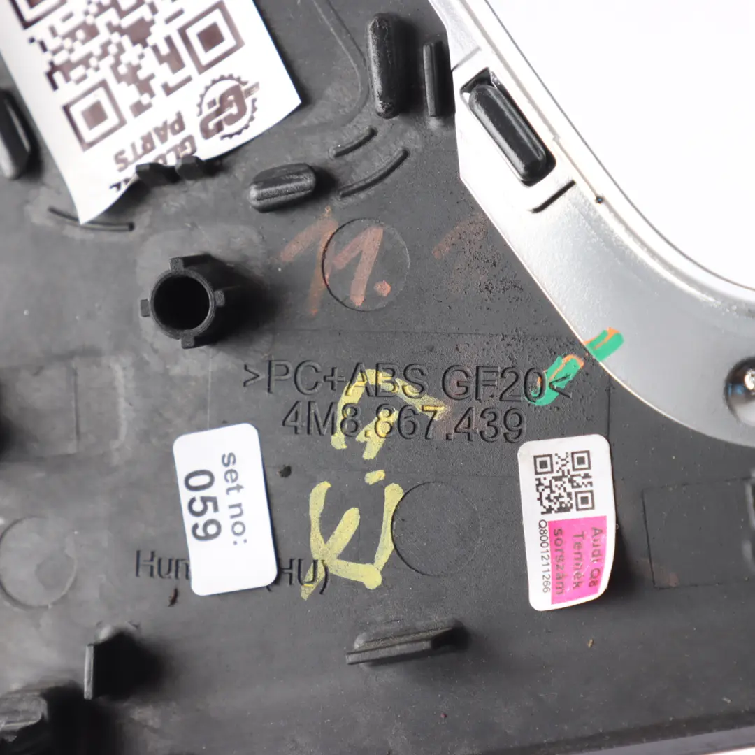 Audi Q7 4M Door Handle Mount Panel Trim Cover Front Left N/S - SKU RHD-4M8867439 - Part number 4M8867439