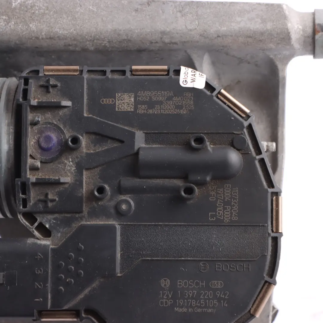 4M Front Windshield Wiper Mechanism Mount Motor to Audi Q7 with Part number 4M8955023A Audi Q7 4M Front Windshield Wiper Mechanism Mount Motor - SKU RHD-4M8955023A - Part number 4M8955023A