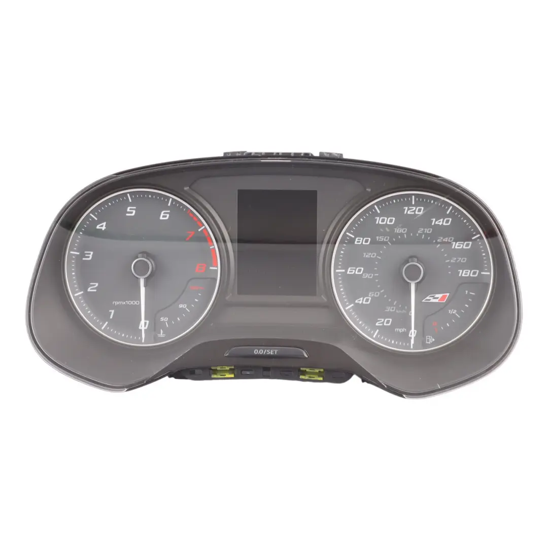 Mk3 5F Speedometer Instrument Cluster Manual Petrol to Seat Leon with Part number 5F0920972F Seat Leon Mk3 5F Speedometer Instrument Cluster Manual Petrol - SKU RHD-5F0920972F - Part number 5F0920972F