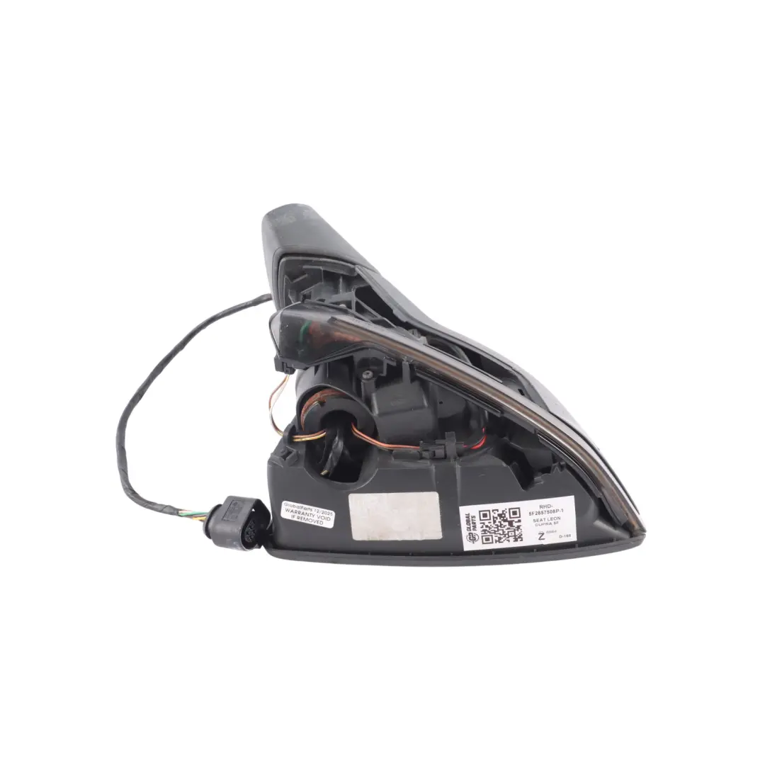 Seat Leon Mk3 5F Side View Wing Mirror Without Cap Front Right O/S - SKU RHD-5F2857508P-1 - Part number 5F2857508P