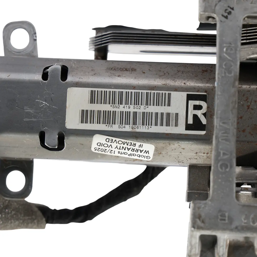 Steering Column Adjustable Shaft Tube to Audi Q3 8U Volkswagen Tiguan 5N with Part number 5N2419502D Audi Q3 8U Volkswagen Tiguan 5N Steering Column Adjustable Shaft Tube - SKU RHD-5N2419502D - Part number 5N2419502D