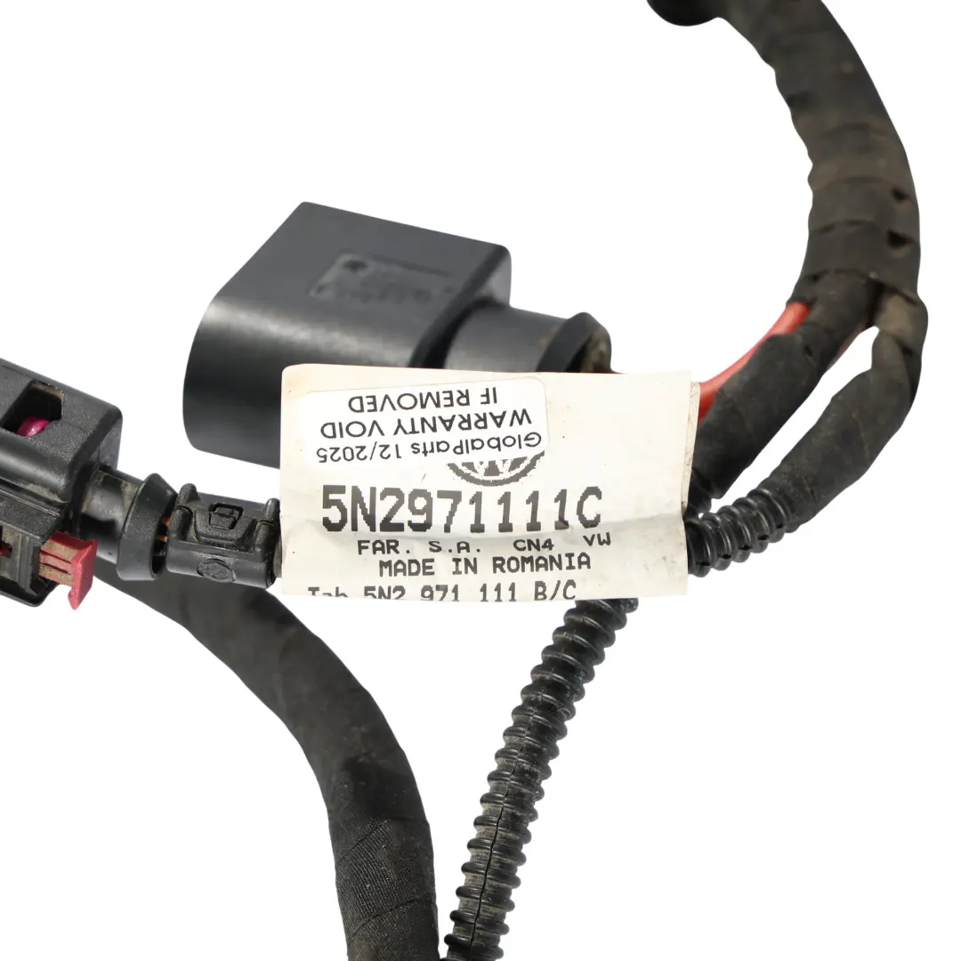 Steering Rack Wiring Harness Loom Cable to Audi Q3 8U VW Tiguan 5N with Part number 5N2971111C Audi Q3 8U VW Tiguan 5N Steering Rack Wiring Harness Loom Cable - SKU RHD-5N2971111C - Part number 5N2971111C