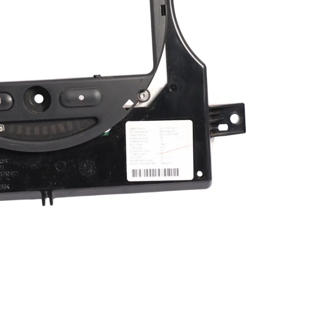 Mini R50 R53 Sat Nav GPS Dashboard Display Head Unit Frame Cover Trim - SKU 6978315-1 - Part number 6978315