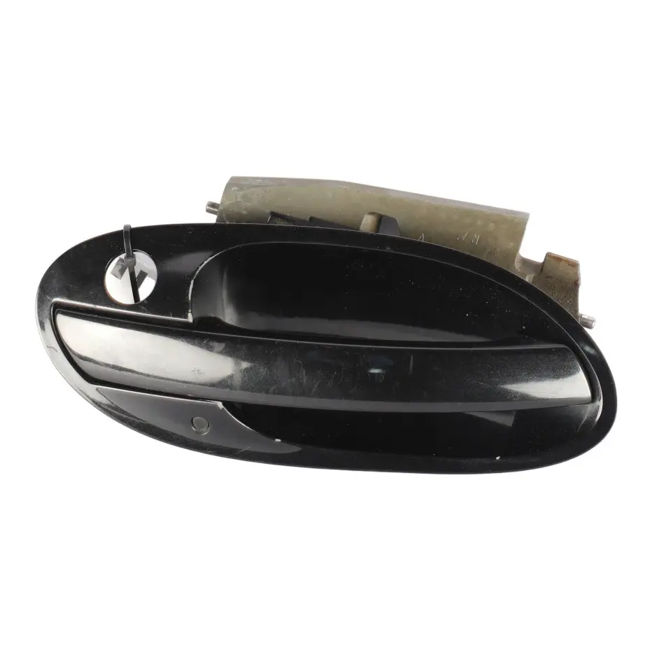 BMW E65 E66 Door Handle Outside Front Right Black Sapphire Metallic O/S - SKU RHD-7159722-BS - Part number 7159722