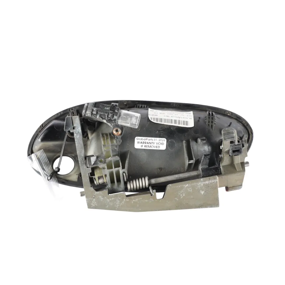 BMW E65 E66 Door Handle Outside Front Right Black Sapphire Metallic O/S - SKU RHD-7159722-BS - Part number 7159722