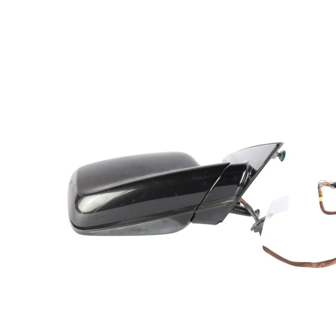 BMW 7 Series E65 E66 Gloss Auto Dip Wing Mirror Right O/S Black Sapphire 7190658 - SKU RHD-7190658-BS-1 - Part number 7190658-BS