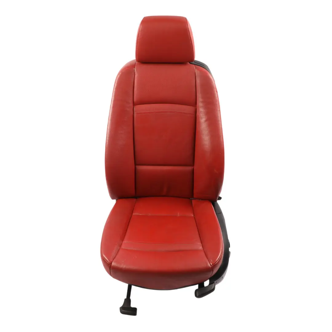  Front Seat BMW E92 Coupe Left N/S Korall Red Leather Dakota Memory - SKU rhd-7253249-1 - Part number 7253249