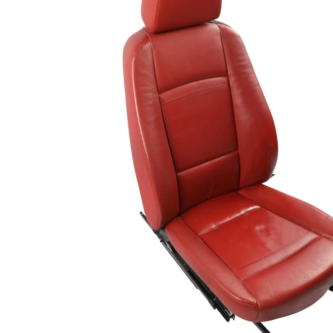  Front Seat BMW E92 Coupe Left N/S Korall Red Leather Dakota Memory - SKU 7253249-1 - Part number 7253249