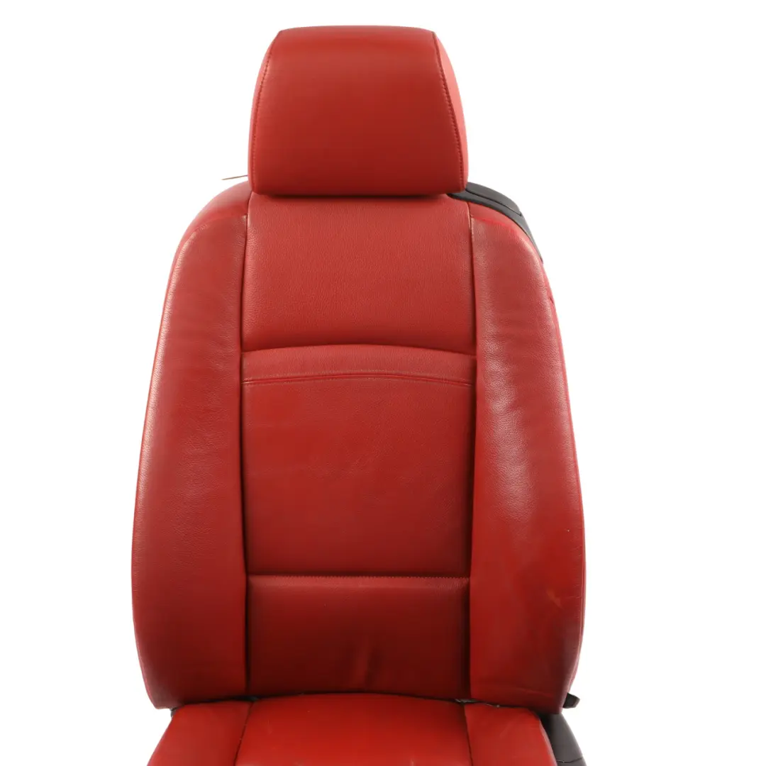 Front Seat BMW E92 Coupe Left N/S Korall Red Leather Dakota Memory to with Part number 7253249 Front Seat BMW E92 Coupe Left N/S Korall Red Leather Dakota Memory - SKU 7253249-1 - Part number 7253249