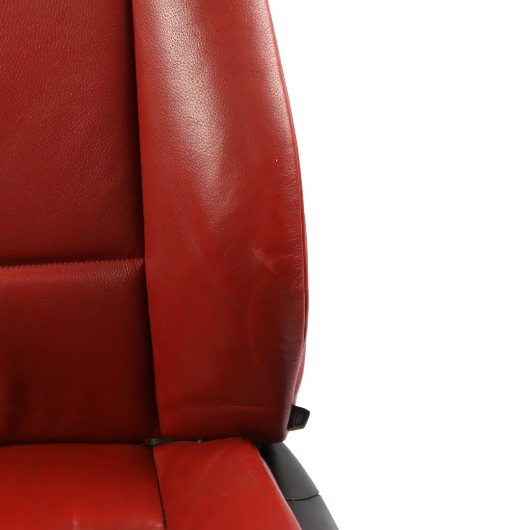 Front Seat BMW E92 Coupe Left N/S Korall Red Leather Dakota Memory to with Part number 7253249 Front Seat BMW E92 Coupe Left N/S Korall Red Leather Dakota Memory - SKU rhd-7253249-1 - Part number 7253249