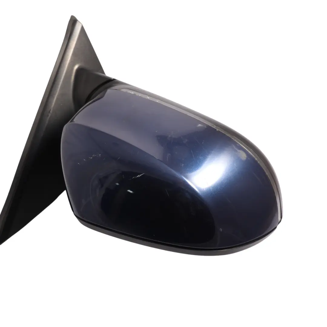 BMW X3 F25 Side View Wing Mirror Heated Outside Right O/S Tiefseeblau - A76 - SKU RHD-7395204-DSB - Part number 7395204