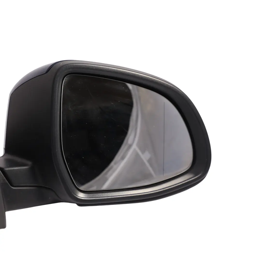 BMW X3 F25 Side View Wing Mirror Heated Outside Right O/S Tiefseeblau - A76 - SKU RHD-7395204-DSB - Part number 7395204