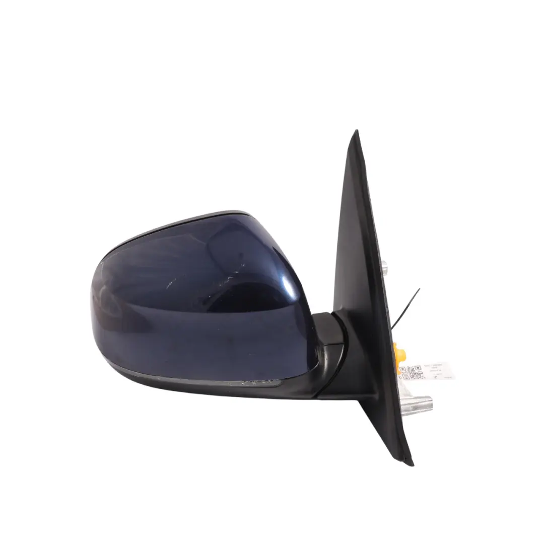 BMW X3 F25 Side View Wing Mirror Heated Outside Right O/S Tiefseeblau - A76 - SKU RHD-7395204-DSB - Part number 7395204
