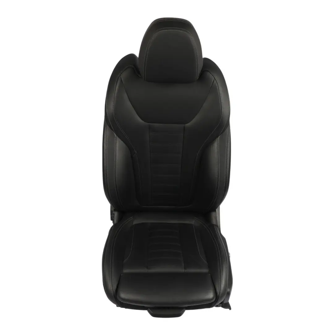 BMW X3 G01 G20 F21 Front Sport Seat Heated Memory Leather Black Left N/S - SKU RHD-7472485-3 - Part number 7472485