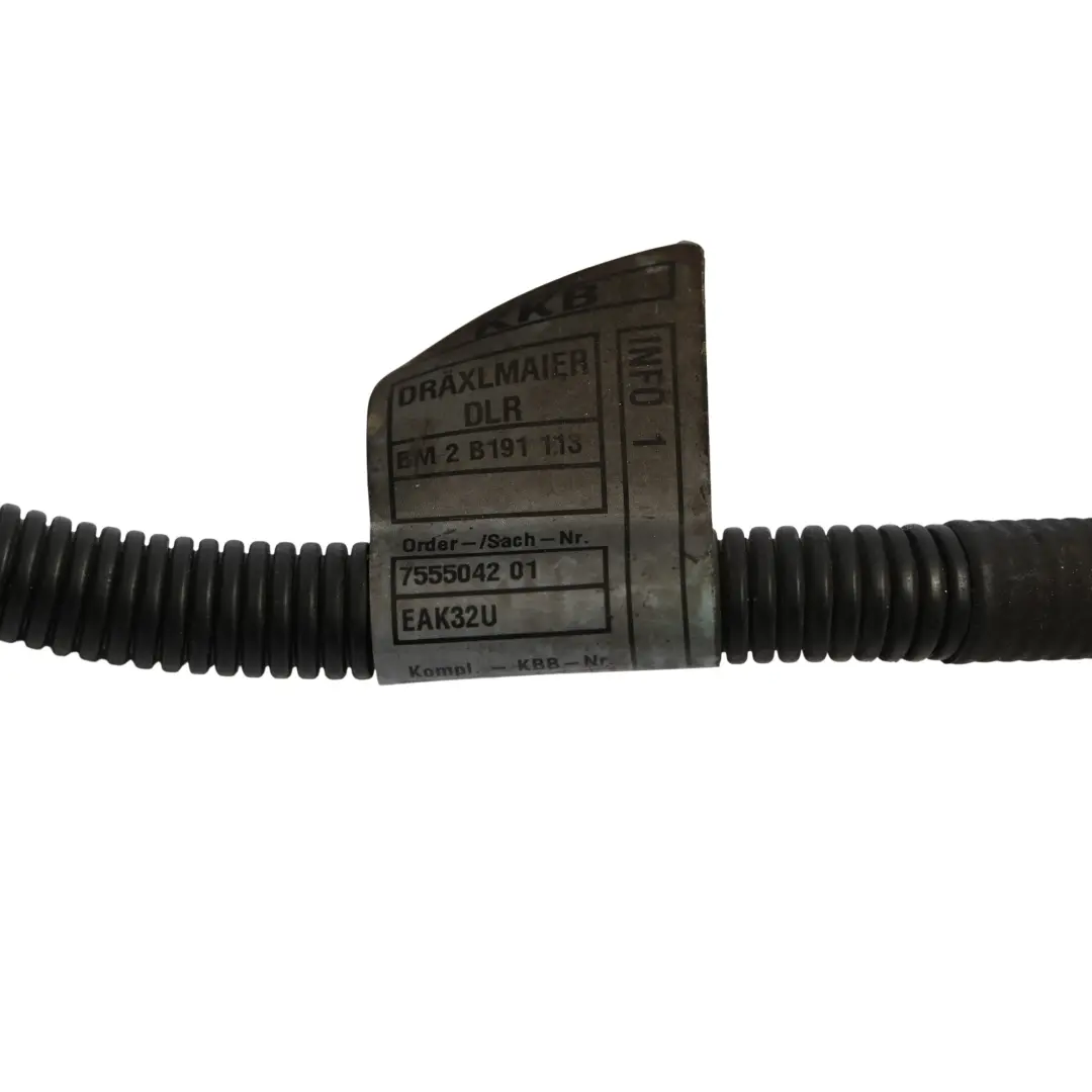 BMW E92 Engine Automatic Gearbox Wiring Loom Harness N52N 325i Petrol - SKU RHD-7555042 - Part number 7555042