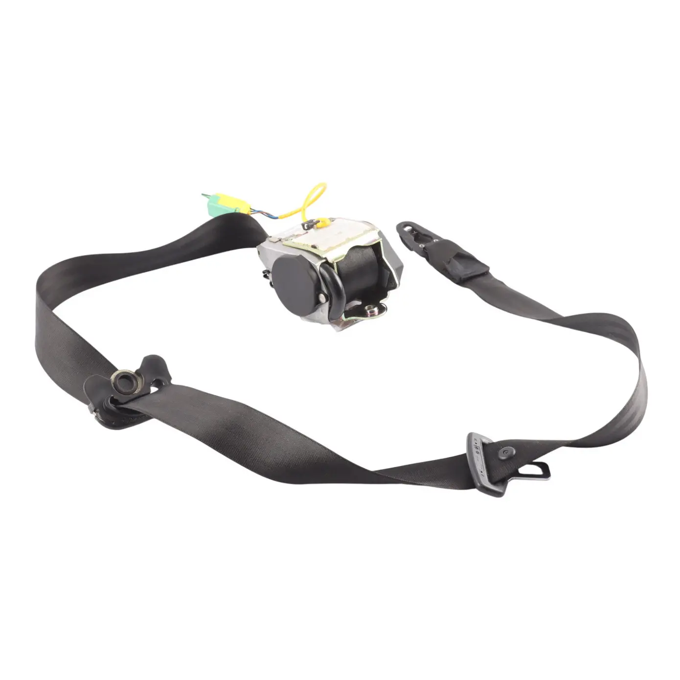 VW Touareg 7L Porsche Cayenne 9PA Front Seat Belt Black Left N/S 7L0857705E