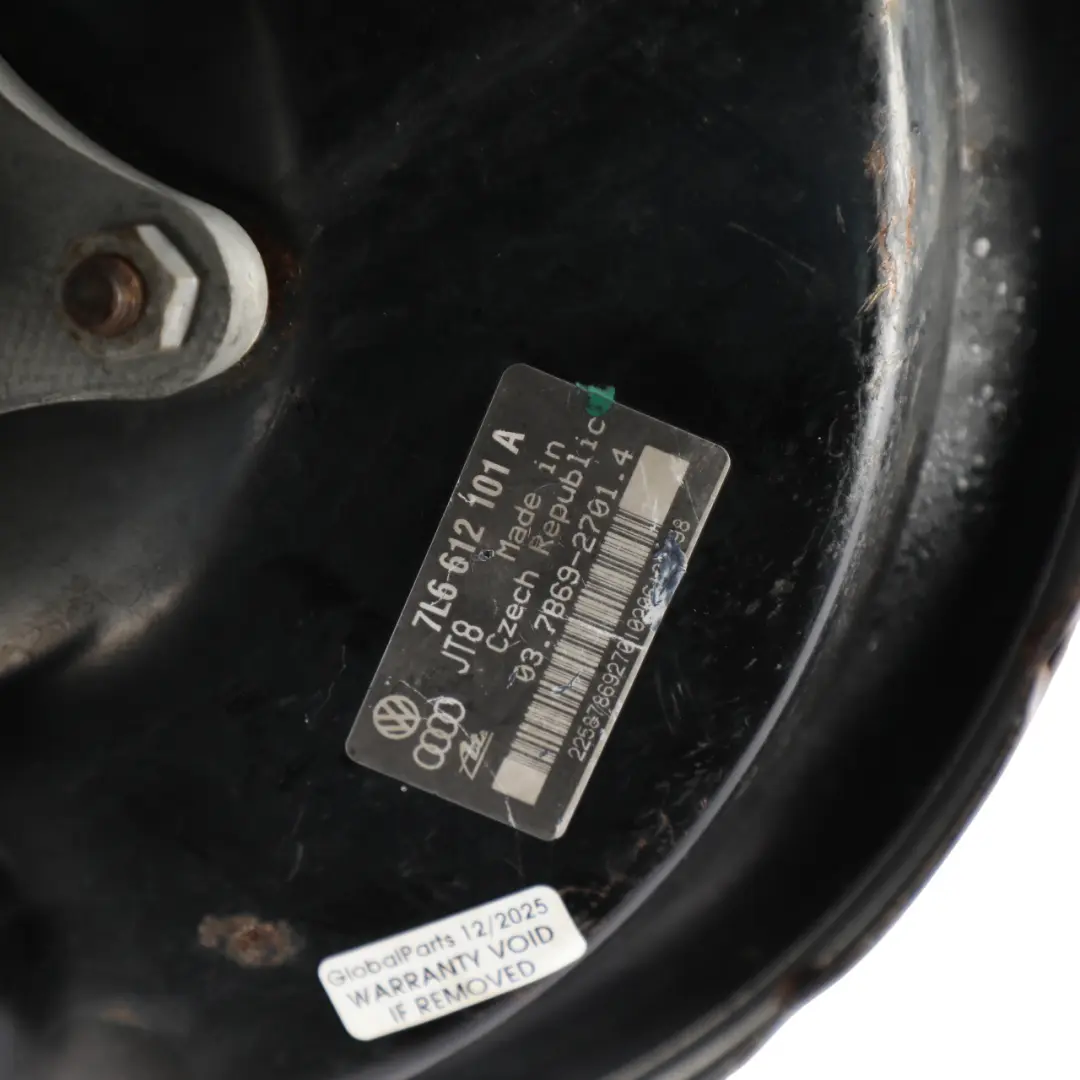 Volkswagen Touareg 7L Brake Servo Booster Master Cylinder - SKU RHD-7L6612101A - Part number 7L6612101A