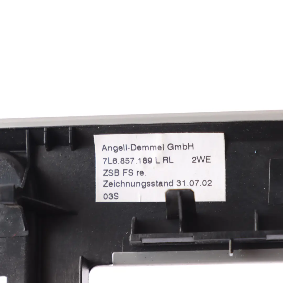 VW Volkswagen Touareg 7L Dashboard Cover Panel Trim Right O/S - SKU RHD-7L6857189L - Part number 7L6857189L