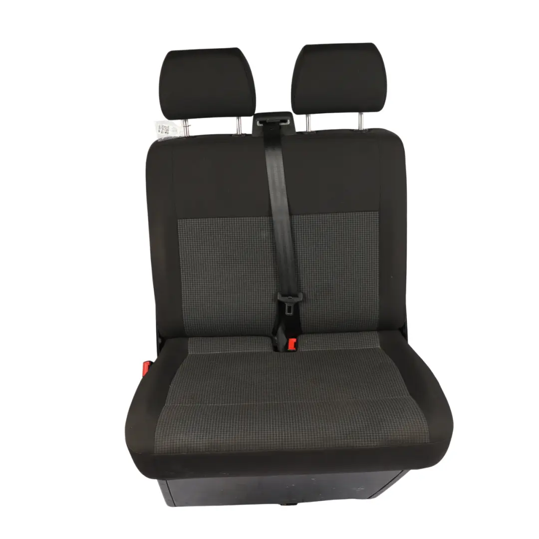 Front Double Seat Cloth Titan Black Left N/S to Volkswagen Transporter T6 with Part number 7LA881805Q Volkswagen Transporter T6 Front Double Seat Cloth Titan Black Left N/S - SKU RHD-7LA881805Q - Part number 7LA881805Q