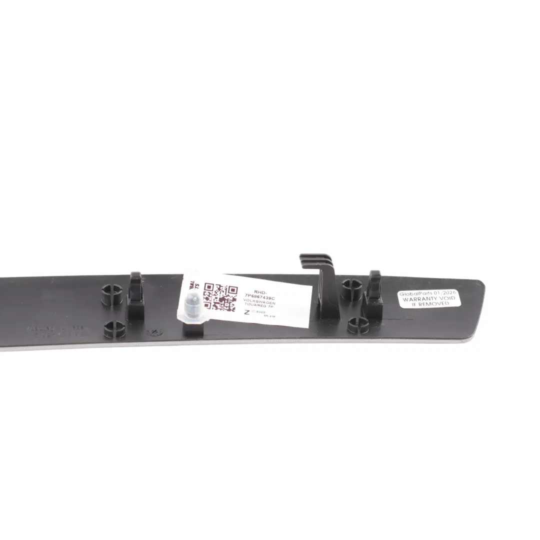 Volkswagen Touareg 7P Trim Cover Insert Aluminium Front Left N/S - SKU RHD-7P6867439C - Part number 7P6867439C