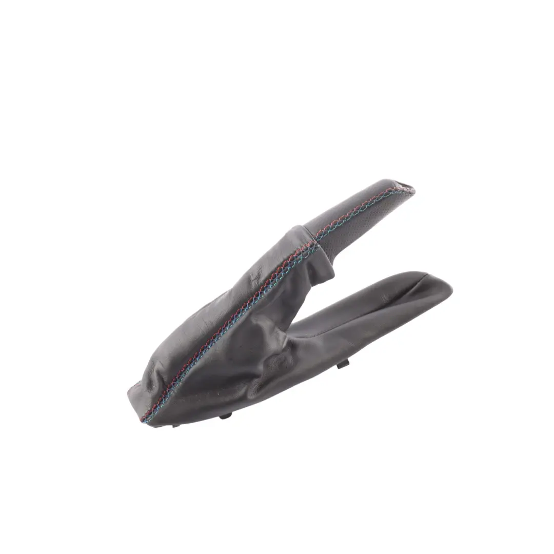 Trim Handbrake Lever Leather Set to BMW E82 E87 E88 M Sport Gear Cover with Part number 8037305 BMW E82 E87 E88 M Sport Gear Cover Trim Handbrake Lever Leather Set - SKU RHD-8037305-3 - Part number 8037305