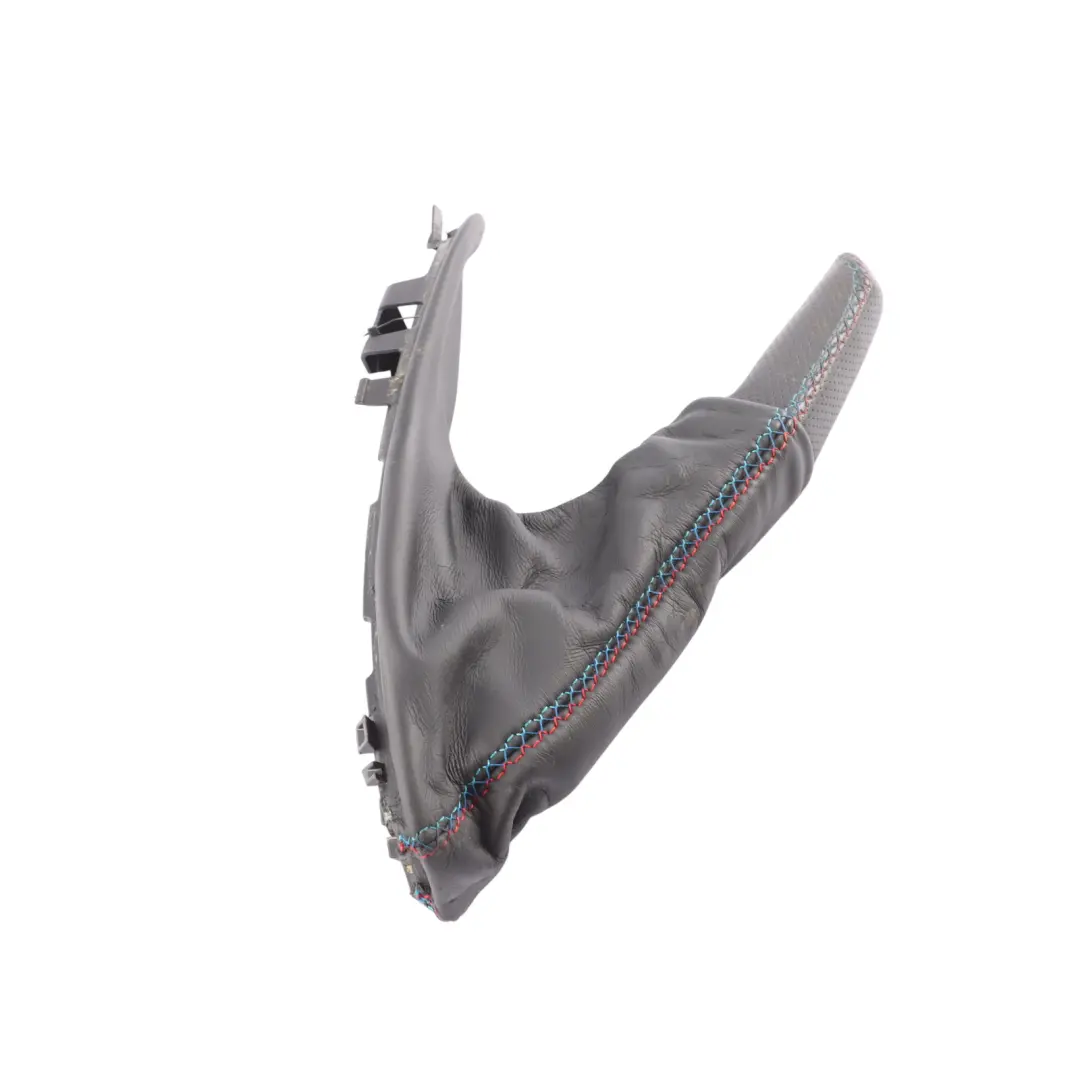 BMW E82 E87 E88 M Sport Gear Cover Trim Handbrake Lever Leather Set - SKU RHD-8037305-3 - Part number 8037305
