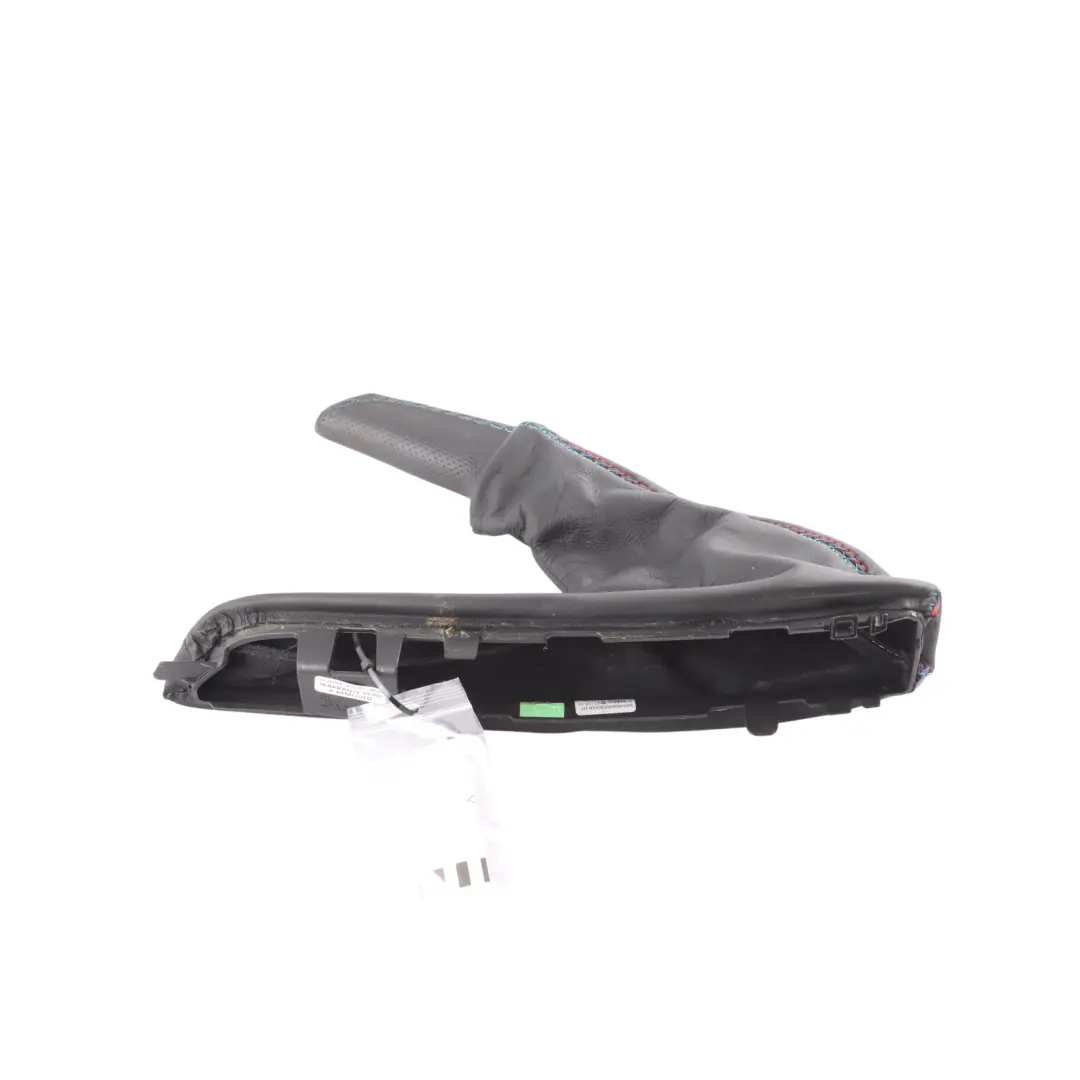 BMW E82 E87 E88 M Sport Gear Cover Trim Handbrake Lever Leather Set - SKU RHD-8037305-3 - Part number 8037305