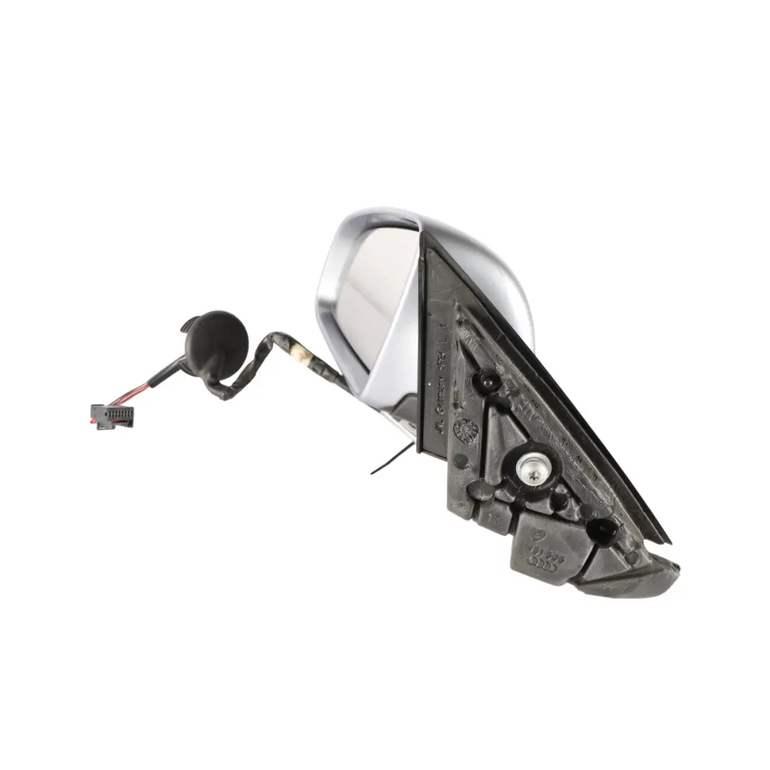 Audi A3 8P Outside Door Wing Mirror Left N/S Akoya Silver - Y7H 8E2858531AA - SKU RHD-8E0857507B-ASI - Part number 8E0857507B