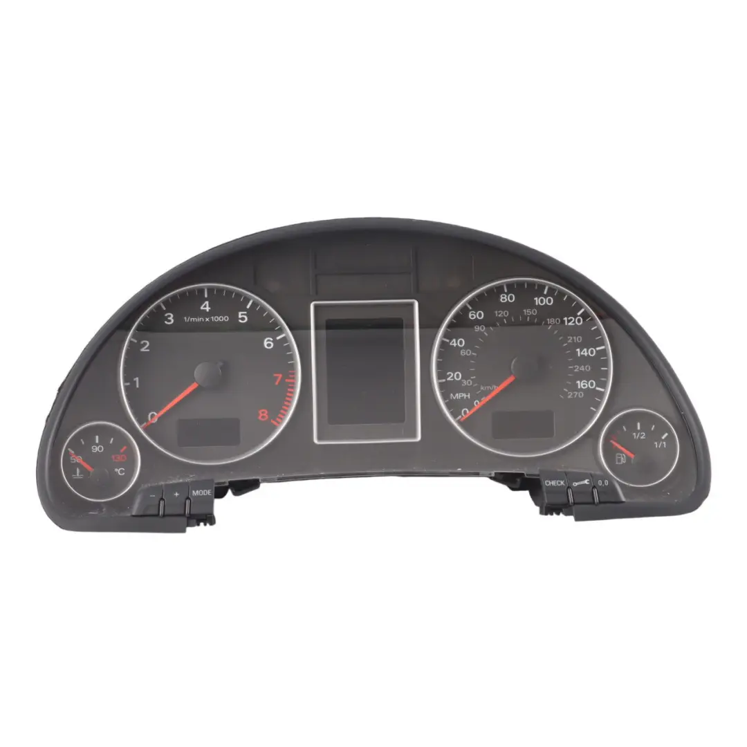 Audi A4 B7 Petrol Instrument Cluster Clocks Speedometer Manual - SKU RHD-8E0920951M - Part number 8E0920951M