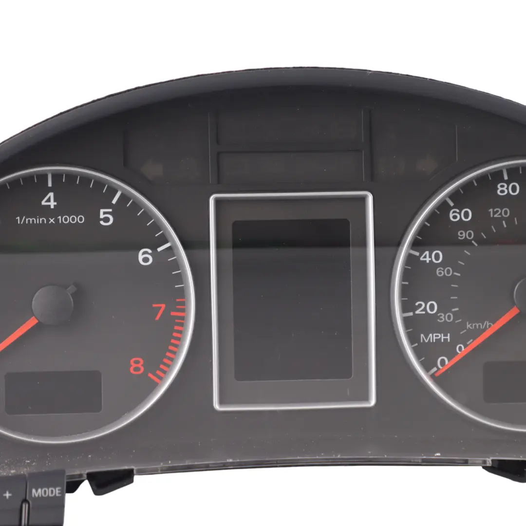 Audi A4 B7 Petrol Instrument Cluster Clocks Speedometer Manual - SKU RHD-8E0920951M - Part number 8E0920951M